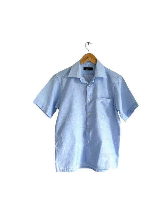 Insanely Tuff Boxy Light Blue Button Up