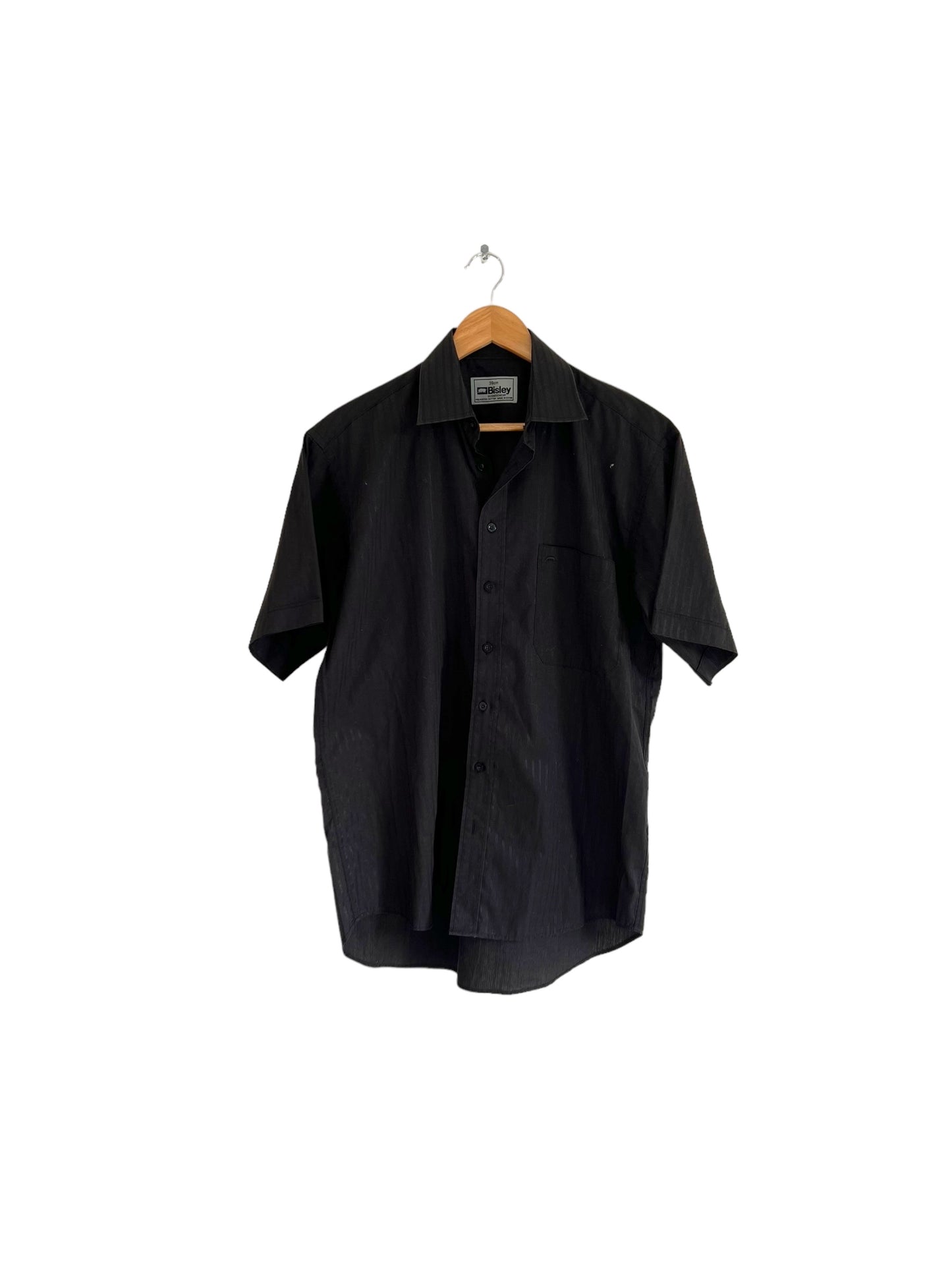 Plain Black Button Up