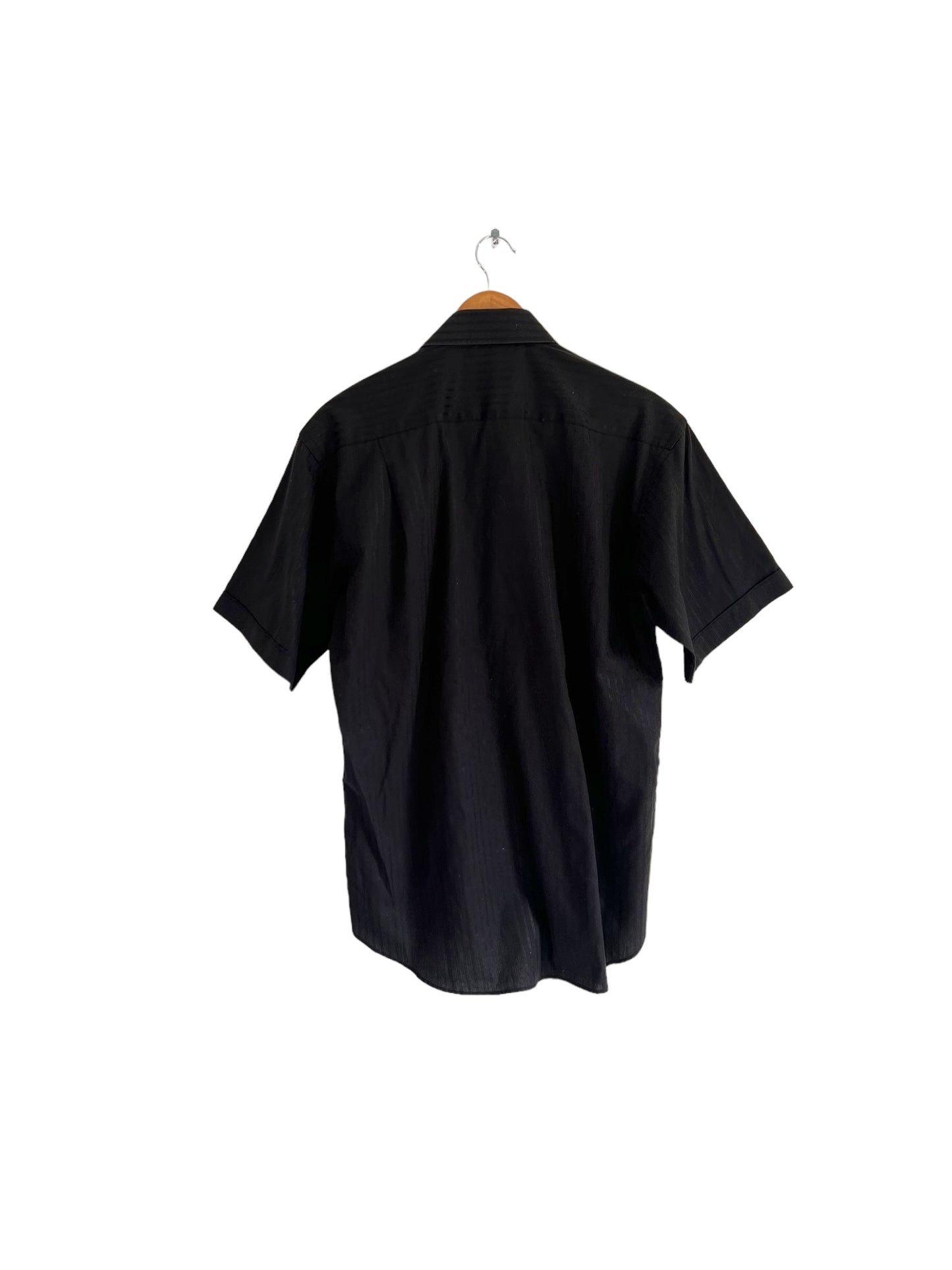 Plain Black Button Up